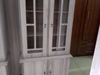 New 2 Door Ash White Display Cupboard