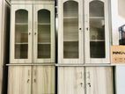 New 2 Door Ash White Display Cupboard