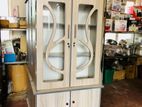 New 2 Door Ash White Display Cupboard