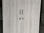 New 2 Door Ash White Melamine Wardrobes .