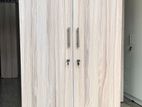 New 2 Door Ash White Melamine Wardrobes .