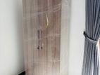 New 2 Door Ash White Melamine Wardrobes .