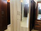 New 2 Door Ash White Melamine Wardrobes with Mirror .