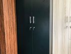 New 2 Door Black Melamine Wardrobes .