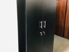 New 2 Door Black Melamine Wardrobes