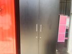 New 2 Door Black Melamine Wardrobes .
