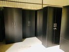 New 2 Door Black Melamine Wardrobes