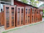 New 2 Door Brown Melamine Office Cupboard