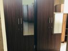 New 2 Door Hanging Melamine Wardrobes with Mirror