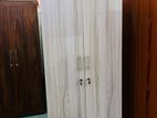 New 2 Door Hq Ash White Melamine Wardrobes