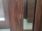 New 2 Door Melamine Cupboard With Mirror (Ddd18)