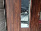 New 2 Door Melamine Cupboard With Mirror (J12)