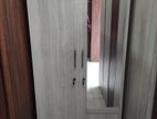 New 2 Door Melamine Cupboard With Mirror (O12)
