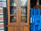 New 2 Door Melamine Display Cupboard .