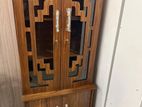 New 2 Door Melamine Display Cupboard .