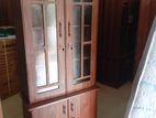 New 2 Door Melamine Display Cupboard .