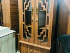 New 2 Door Melamine Display Cupboard