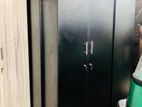 New 2 Door Melamine Wardrobes Black .
