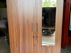 New 2 Door Melamine Wardrobes with Mirror .