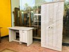 New 2 Door Melamine Wardrobes with writing Table .