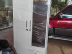 New 2 Door white Melamine Wardrobes with Mirror .