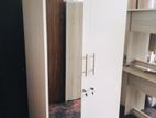 New 2 Door white Melamine Wardrobes with Mirror