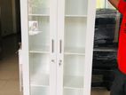 New 2D White Melamine Office Cupboard