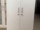 New 2D White Melamine Wardrobes .