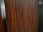 New 3 D Wardrobe with Drawer Melamine Cupboard 6x4ft Large