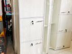 New 3 Door 4 Ft White Melamine Pantry Cupboard
