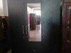 New 3 Door 6 X 4 Ft Melamine Cupboard Black Colour Wardrobe L
