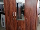 New 3 Door 6 X 4 Ft Melamine Cupboard Wardrobe large