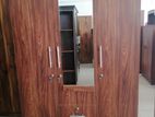 New 3 Door 6 X 4 Ft Melamine Wardrobe / Cupboard Large