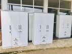 New 3 Door 6*4 ft white Melamine Wardrobes .