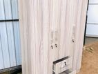 New 3 Door Ash White Melamine Wardrobes