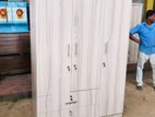 New 3 Door Ash White Melamine Wardrobes .