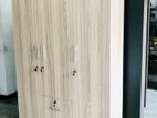 New 3 Door Ash White Melamine Wardrobes