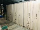 New 3 Door Ash White Melamine Wardrobes .
