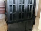 New 3 Door Black Display Cupboard