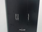 New 3 Door Black Melamine Wardrobes .