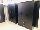 New 3 Door Black Melamine Wardrobes