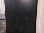 New 3 Door Black Melamine Wardrobes