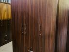 New 3 Door Brown Melamine Wardrobes .