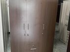 New 3 Door Coffee Brown Melamine Wardrobes