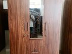 New 3 Door Cupboard with Mirror Melamine Wardrobe 6 x 4 ft