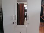 New 3 Door Melamine 6 x 4 ft White Colour Cupboard / Wardrobe