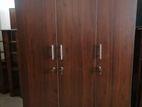 New 3 Door Melamine Cupboard 71" x 47" 20" Wardrobe