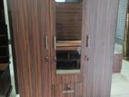 New 3 Door Melamine Cupboard With Mirror / 1123