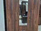 New 3 Door Melamine Cupboard With Mirror / 119