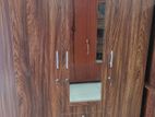 New 3 Door Melamine Cupboard With Mirror / 1225